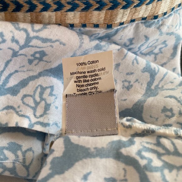 Oversized J Crew Embroidered Cotton Tunic - Size 00 - Picture 4 of 13